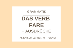 das verb fare